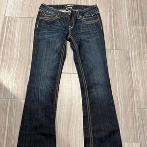 Express Rerock Barely Boot Jeans 8L